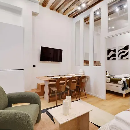 Les Halles - Grands Boulevards Stylish 2br - 6p Parigi