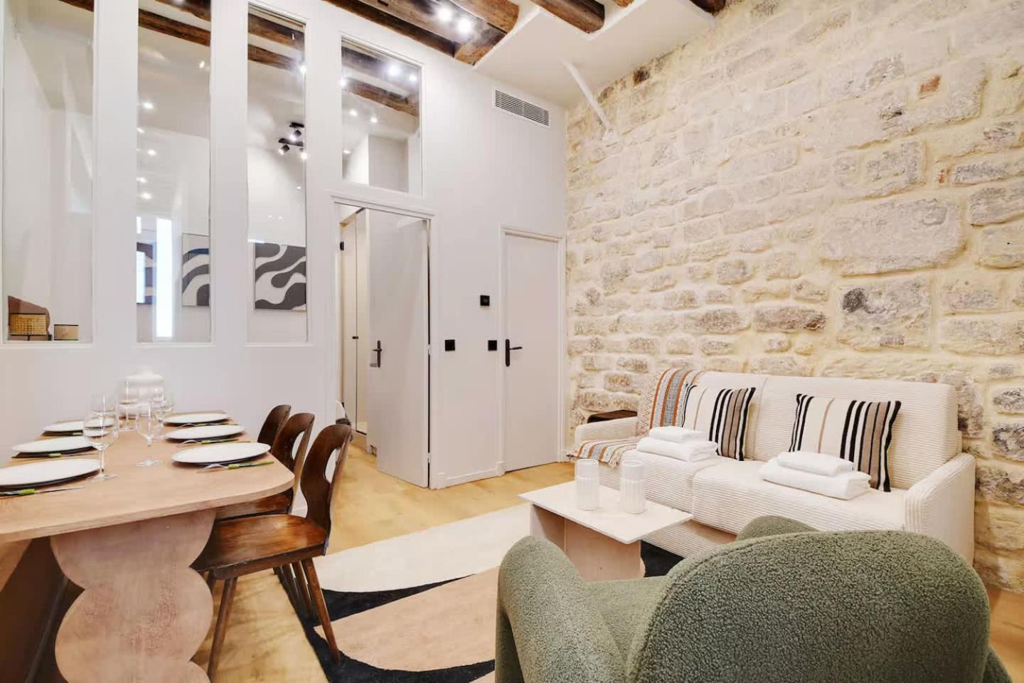 Les Halles - Grands Boulevards Stylish 2br - 6p * Parigi